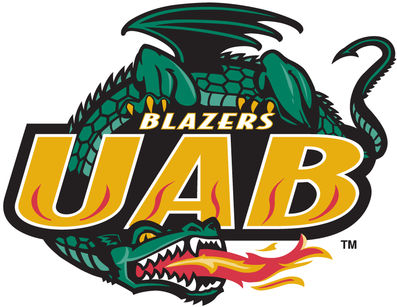 UAB Blazers 1996-Pres Alternate Logo v2 diy fabric transfer